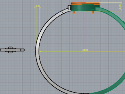 263 Bracelet with key and heart lock 3D Принт Модель