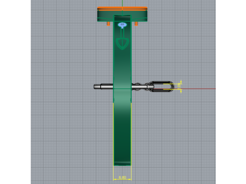 263 Bracelet with key and heart lock 3D Принт Модель