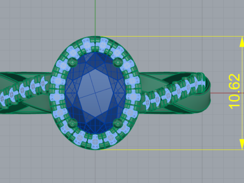 264 Female ring 3D Print Model