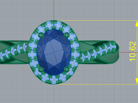 264 Female ring 3D Print Model