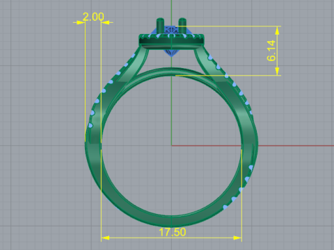 265 Female ring 3D Baskı Modeli