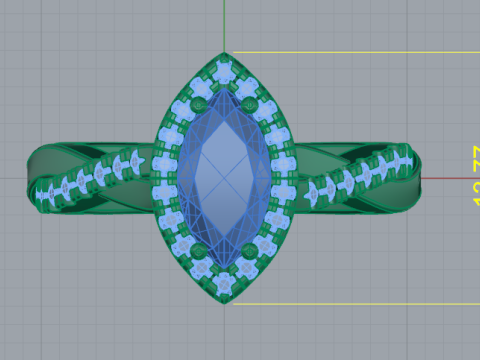 265 Female ring 3D Baskı Modeli
