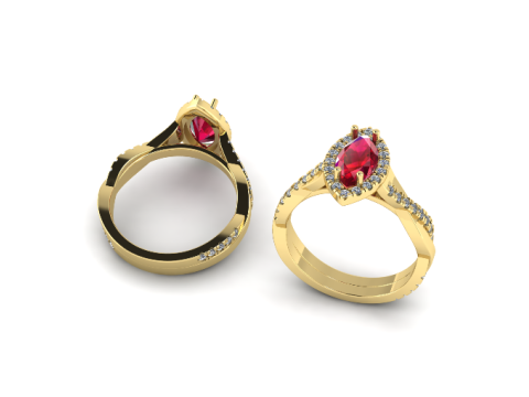 265 Female ring 3D Baskı Modeli