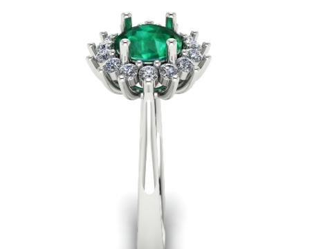 266 Ring for women Modèles 3D en vedette