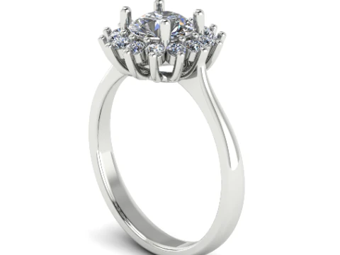 266 Ring for women 3D Print Model