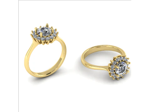 266 Ring for women 3D Print Model