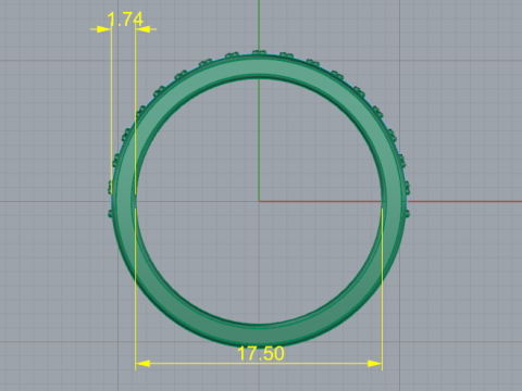 267 Wedding ring Modelo de Impressão 3D