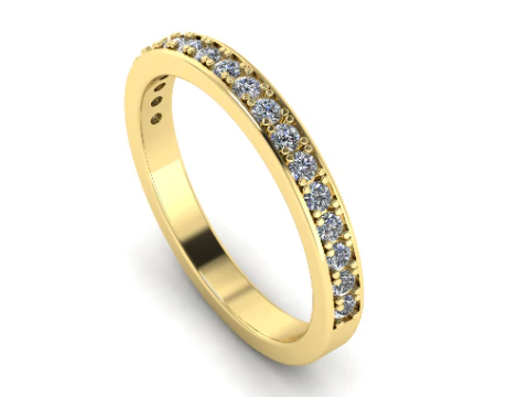 267 Wedding ring 3D Print Model