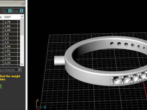 267 Wedding ring 3D Print Model