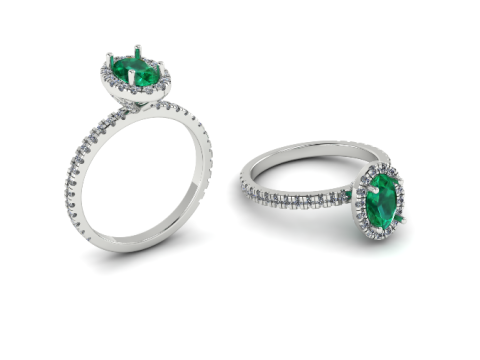 268 Female ring 3D Принт Модель