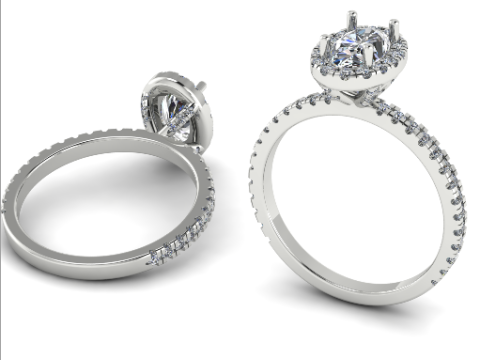 268 Female ring 3D Принт Модель