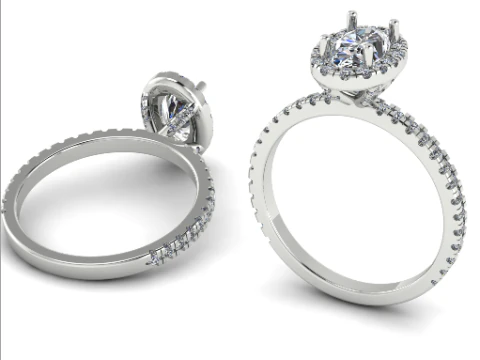 268 Damenring 3D Druckmodell