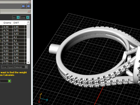 269 Ring with heart for women 3D Print Model