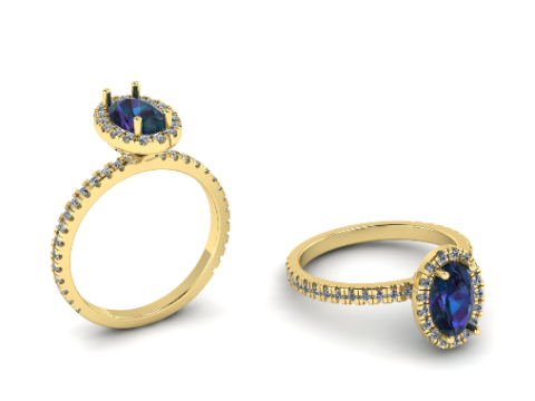 270 Ring for women 3D Print Model