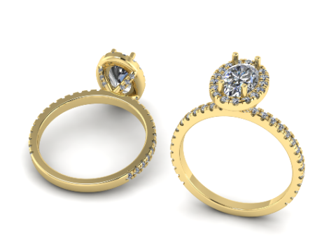 270 Ring for women 3D Print Model