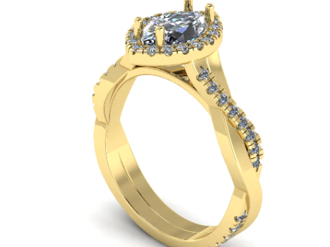 271 Ring for women 3D Print Model