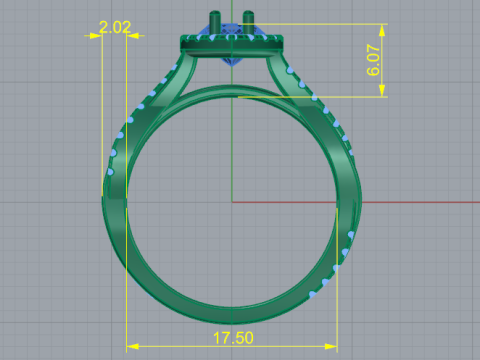 271 Ring for women 3D प्रिंट मॉडल