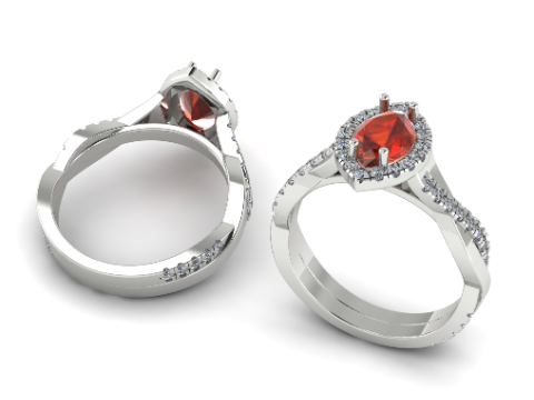 271 Ring for women 3D प्रिंट मॉडल