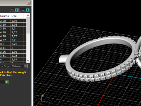 272 Ring for women Model do druku 3D