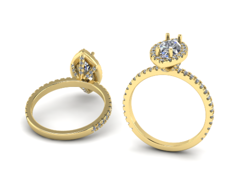 272 Ring for women Model do druku 3D