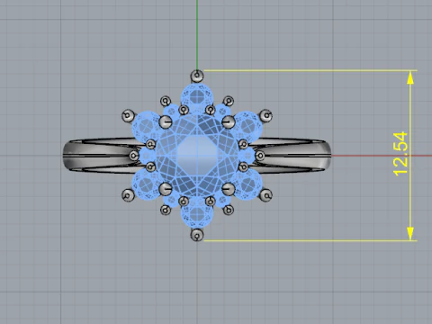 274 Ring for women 3D Print Model