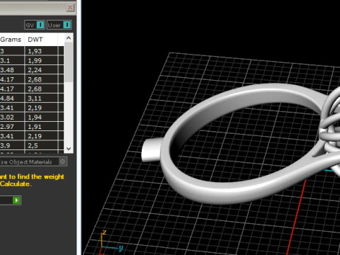 274 Ring for women 3D Print Model