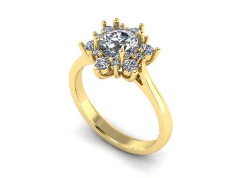 274 Ring for women 3D Print Model