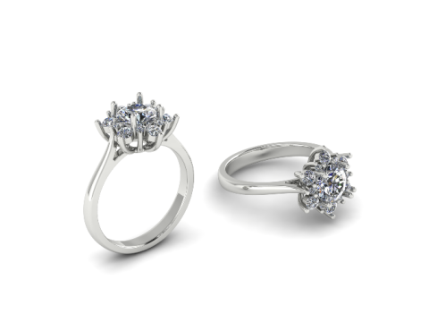 274 Ring for women 3D Baskı Modeli