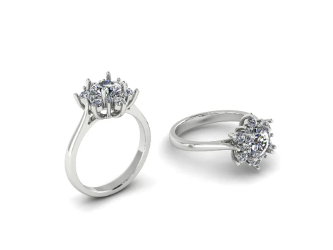 274 Ring for women 3D Print Model