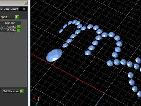 275 Ring with letters 3D-Druckmodell