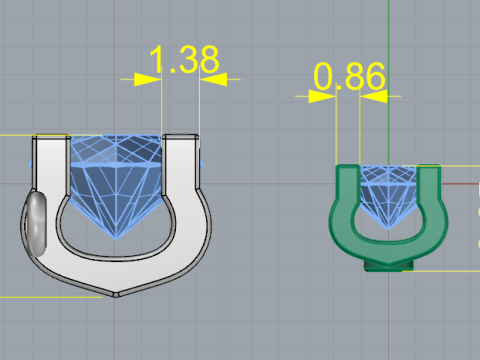 277 Set of earrings and pendant 3D 프린트 모델