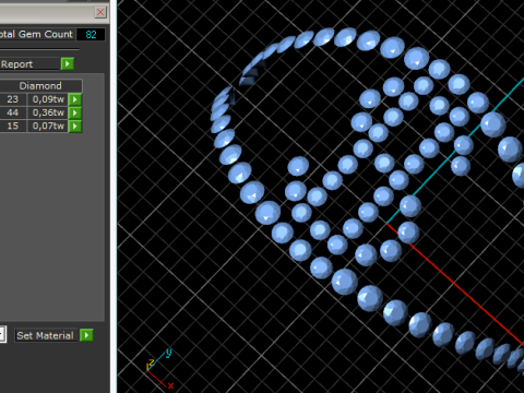 278 Dollar sign ring 3D-Druckmodell