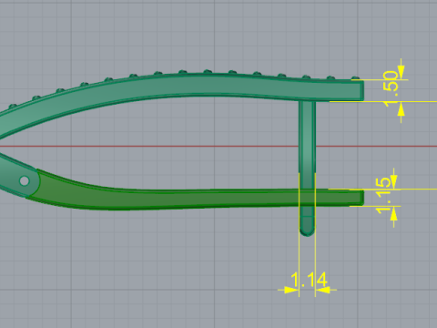 279 耳环 stl 3dm 3D 打印模型