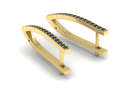 279 耳环 stl 3dm 3D 打印模型