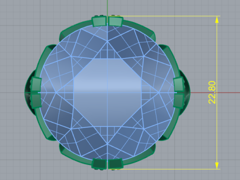 280 Ring stl 3dm 3D-printmodel
