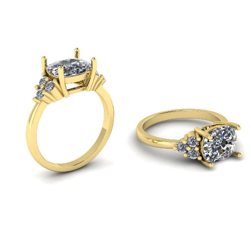 281 Female ring STL 3DM 3D Print Model .c4d .max .obj .3ds .fbx .stl .blend