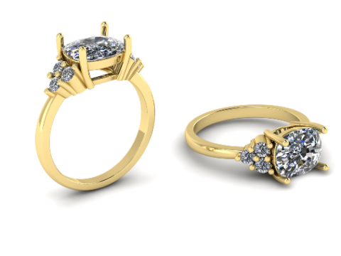 281 Female ring STL 3DM 3D Print Model