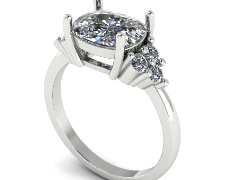 281 Female ring STL 3DM 3D Print Model