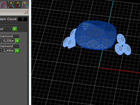 281 Female ring STL 3DM Modèles 3D en vedette