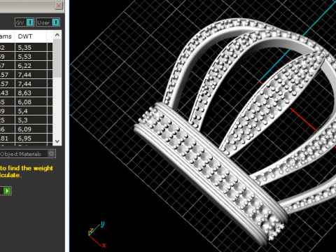 282 Crown STL 3DM 3D Print Model