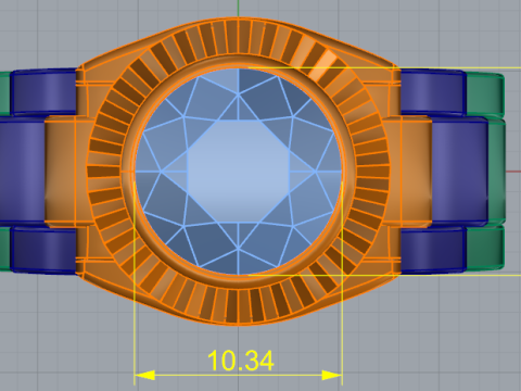 283 Ring STL 3DM 3D प्रिंट मॉडल