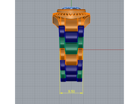 283 Ring STL 3DM 3D प्रिंट मॉडल