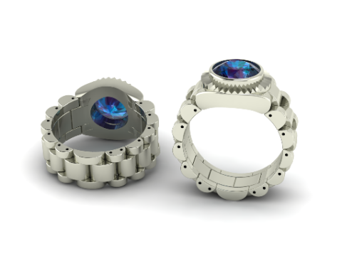 283 Ring STL 3DM 3D प्रिंट मॉडल