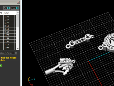 284 Earrings 3D Print Model
