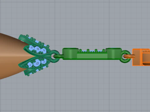 284 Earrings 3D Print Model