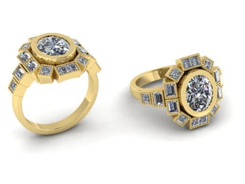 286 Female ring 3D Print Model