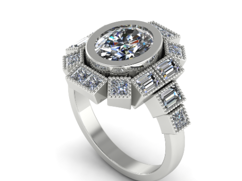 286 Female ring 3D Print Model