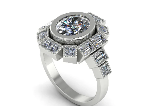 286 Female ring 3D Print Model