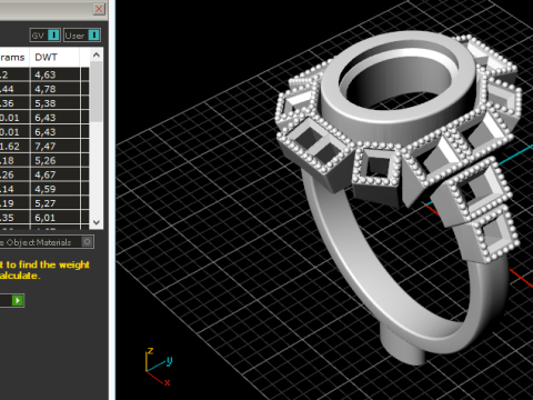 286 Female ring 3D Print Model