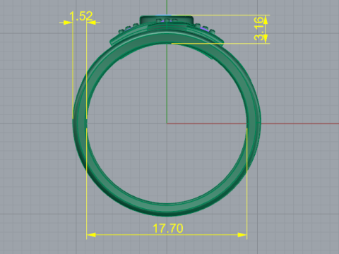 287 Ring with star and patterns stl 3DM 3D Print Model